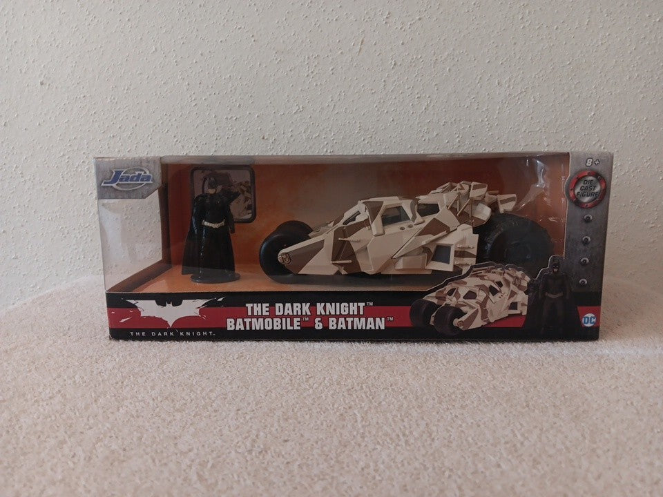 Jada Toys The Dark Knight Batman & Batmobile 1:24 Die-cast Vehicle