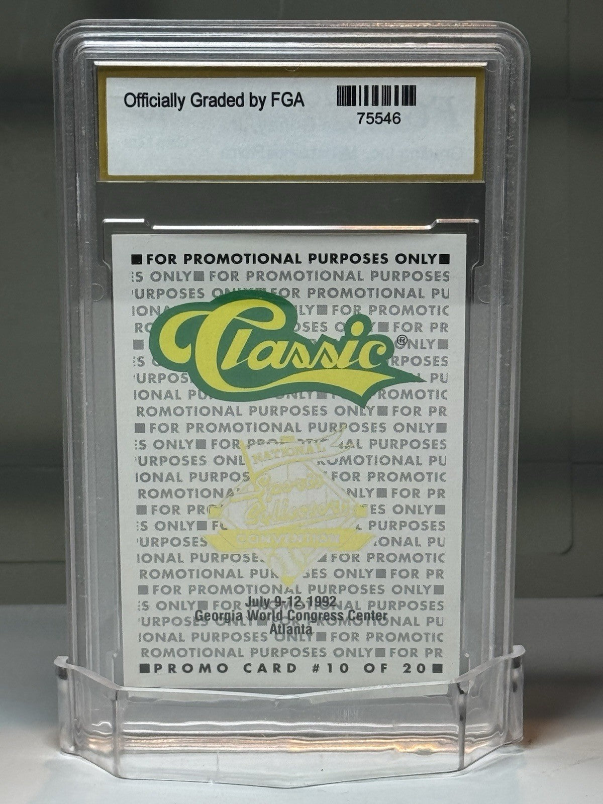 1992 CLASSIC BEST AUTO KEN GRIFFEY JR. Minor League Promo #10 Of 20 Graded 10