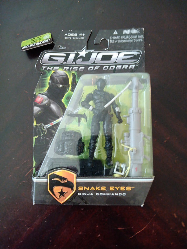 Snake Eyes Ninja Commando G.I. Joe Rise Of Cobra 3.75" HASBRO