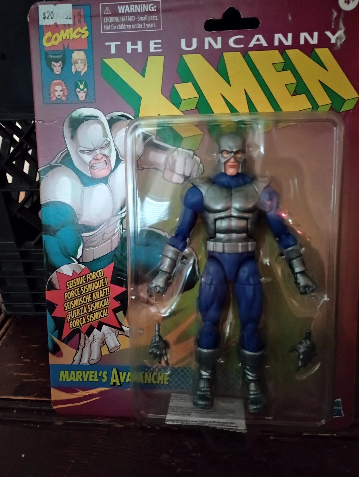 Marvel Legend Comics Retro The Uncanny X-Men Marvel's Avalanche 6" Action Figure