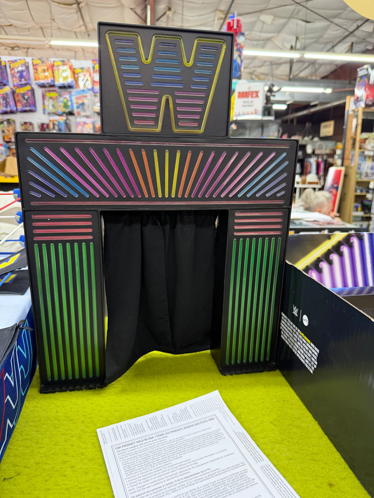 WWE Mattel Ultimate Edition Monday Night Raw Entrance Stage Diorama