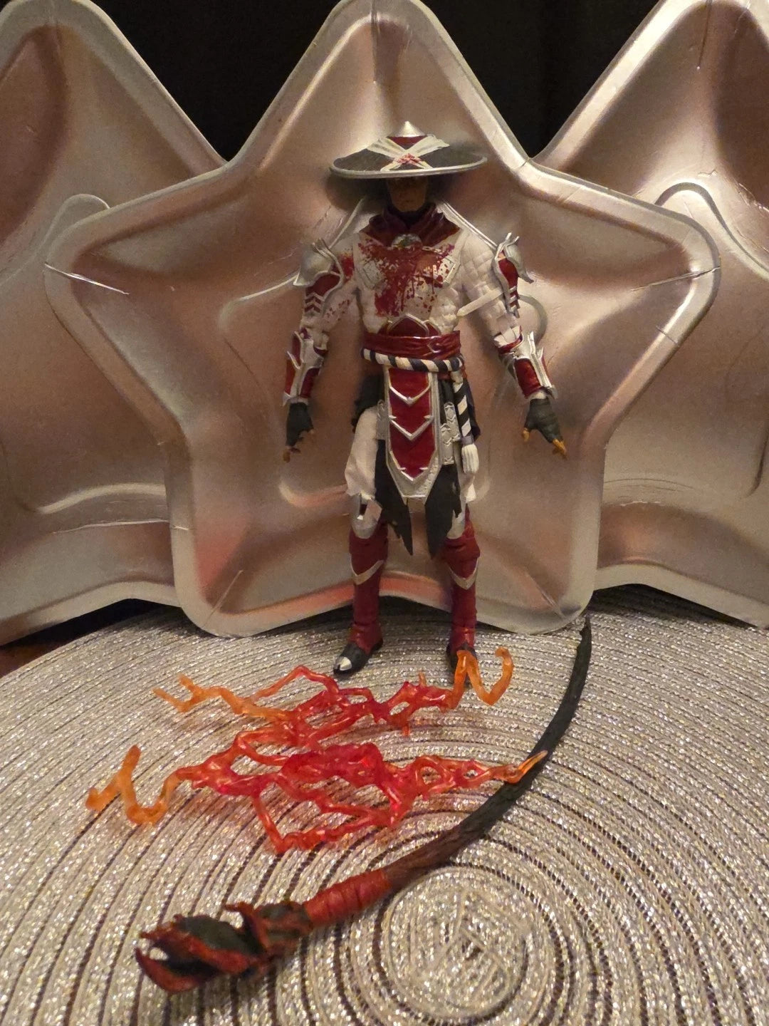 Mortal Kombat Raiden Bloody White Hot Fury 7" Figure McFarlane MK11 2020 - Used
