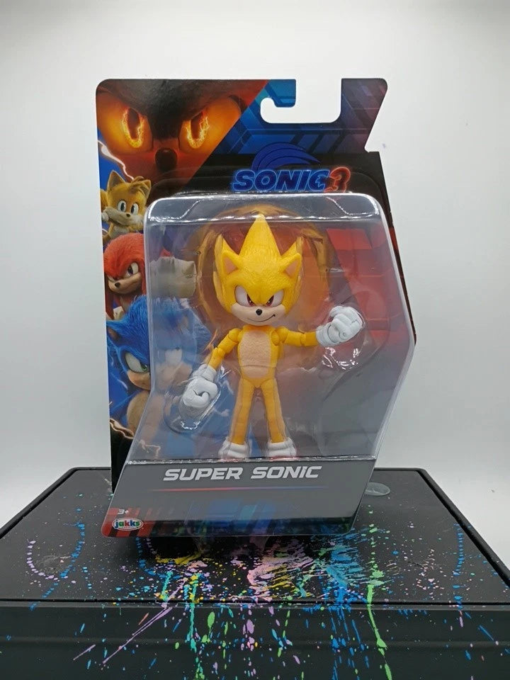Sonic the Hedgehog 3 Movie SUPER SONIC 5" Figure Jakks Series