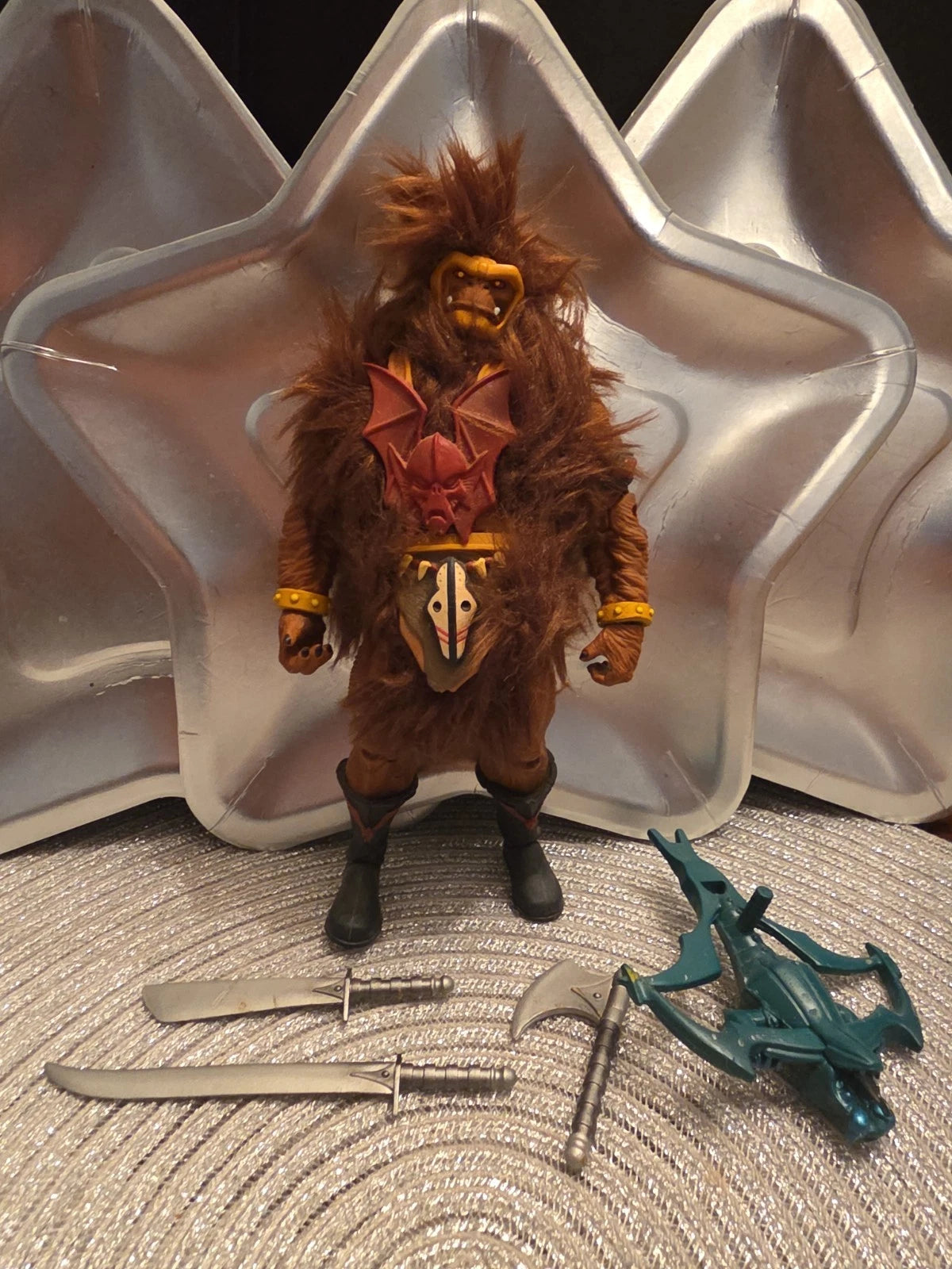 MOTUC Grizzlor Complete Masters of the Universe Classics Flocked Horde Figure
