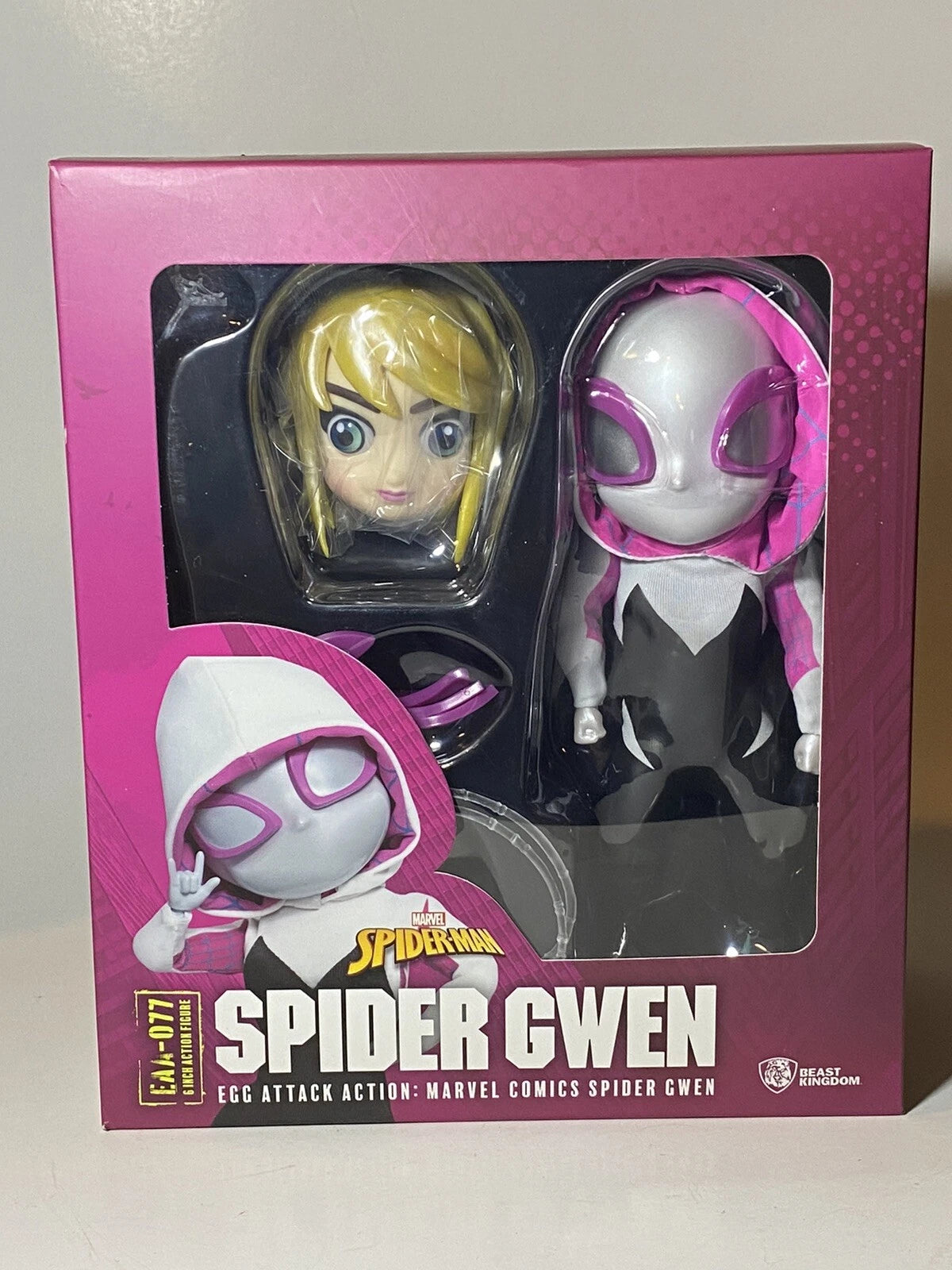 Beast Kingdom Egg Attack Action Marvel Comics Spider Gwen (EAA-077) NEW!