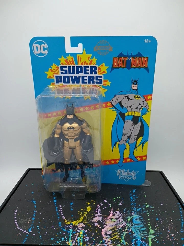 Mcfarlane DC Super Powers Batman 40th Anniversary Gold Edition Figure