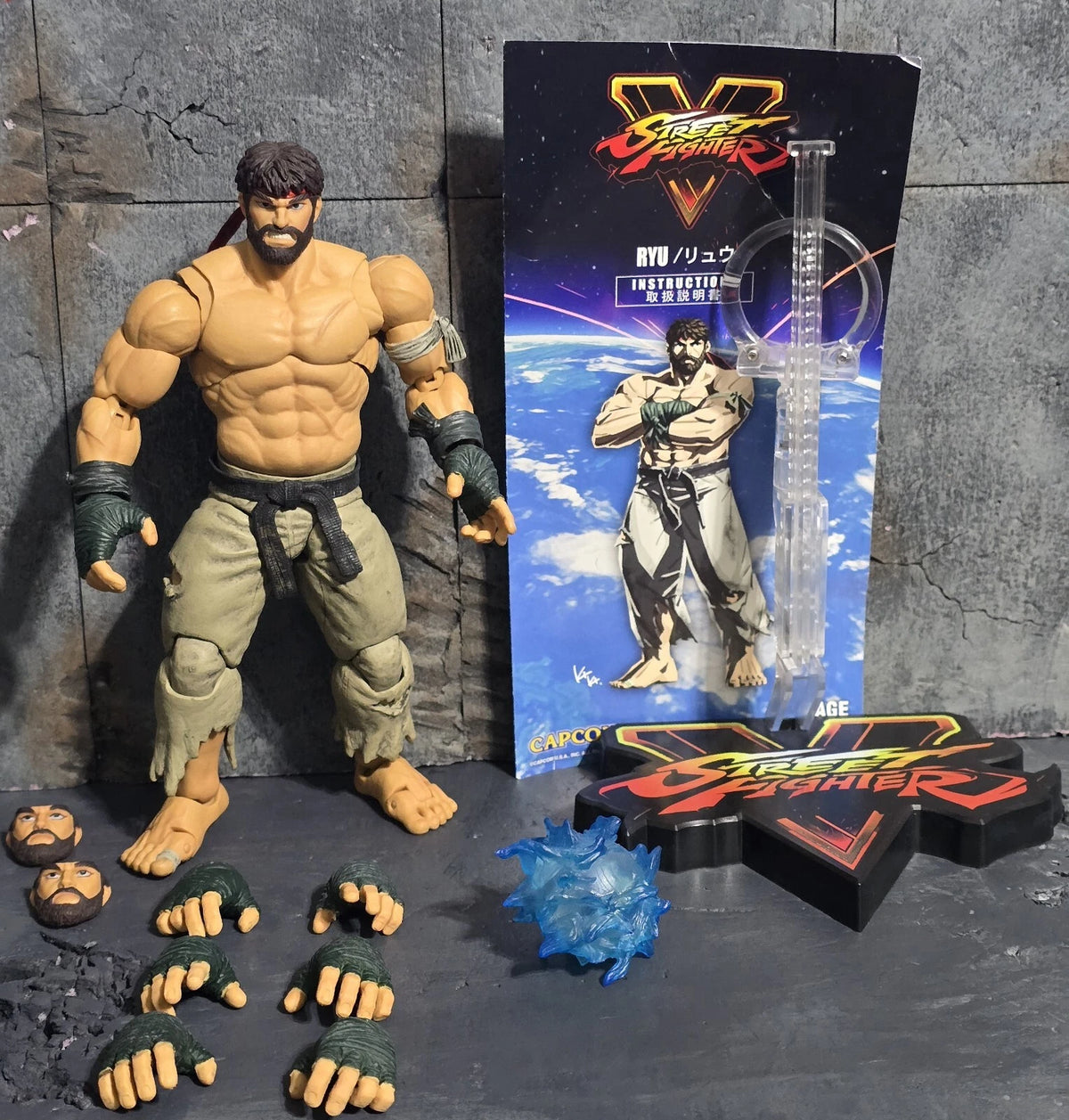 Storm Collectibles Street Fighter V Ryu (Hot Ryu) 1/12 Scale Action Figure