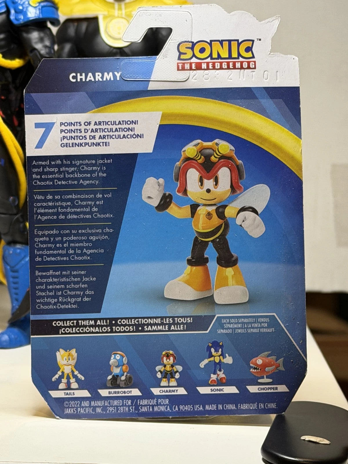 Charmy JAKKS Pacific 2.5” Sonic the Hedgehog Action Figure