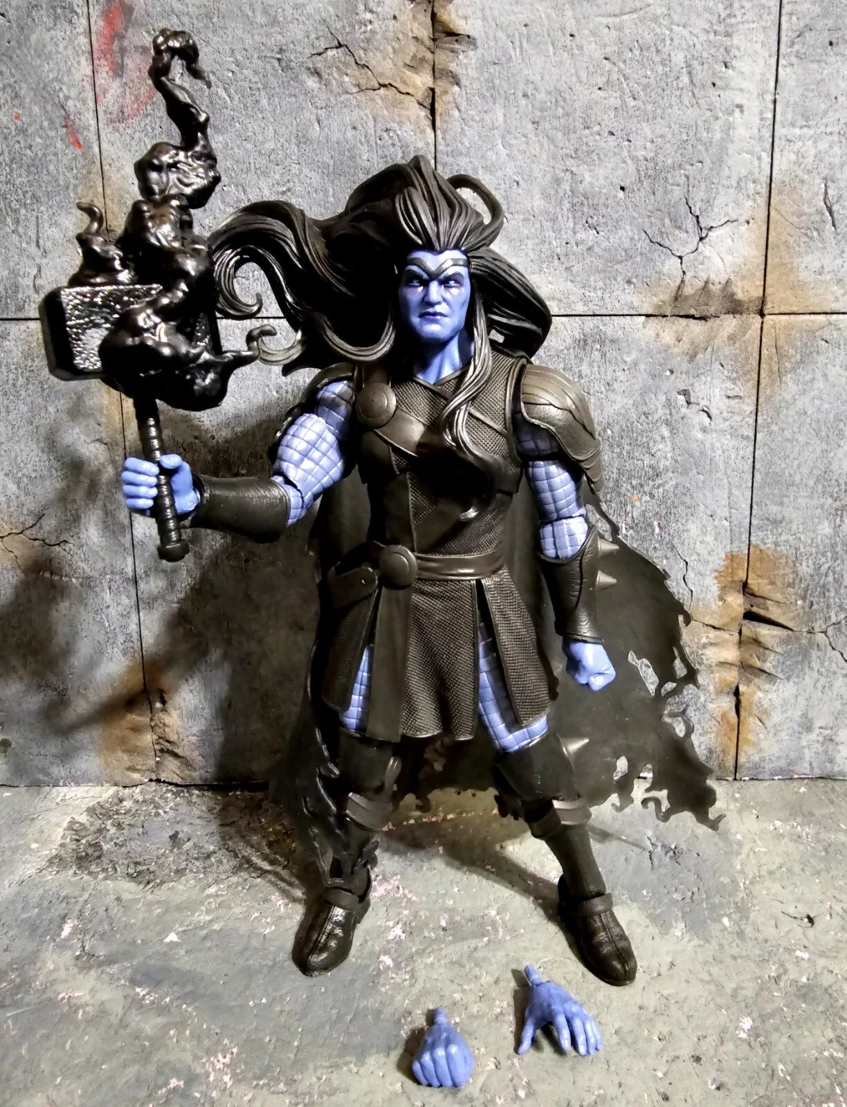 Marvel Legends BLACK WINTER THOR LOOSE