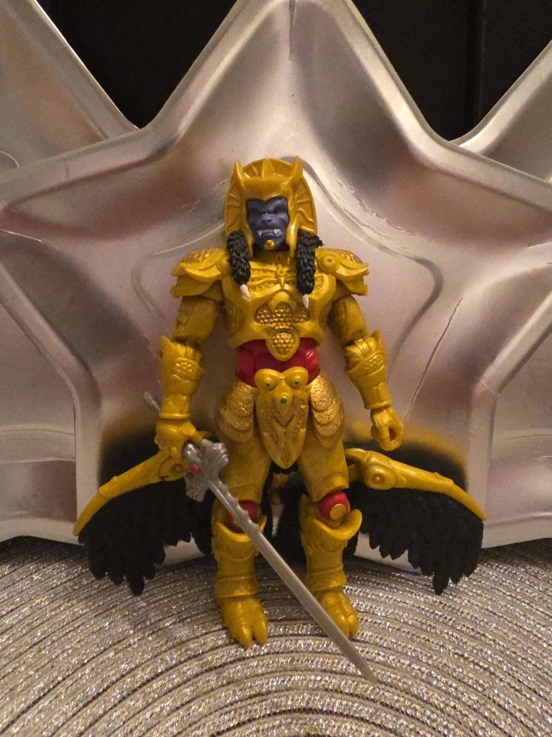 Power Rangers Lightning Collection Goldar Gamestop Exclusive W/ Wings MMPR