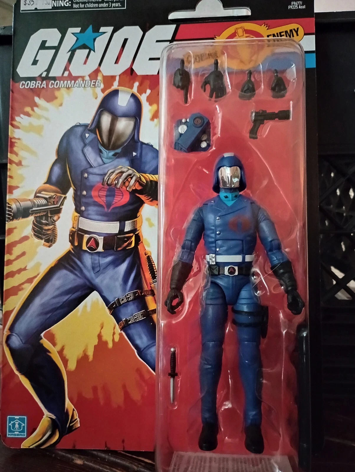 G.I. Joe Classified COBRA COMMANDER 6" *NEW 2024* Retro Cardback Pre-Sale