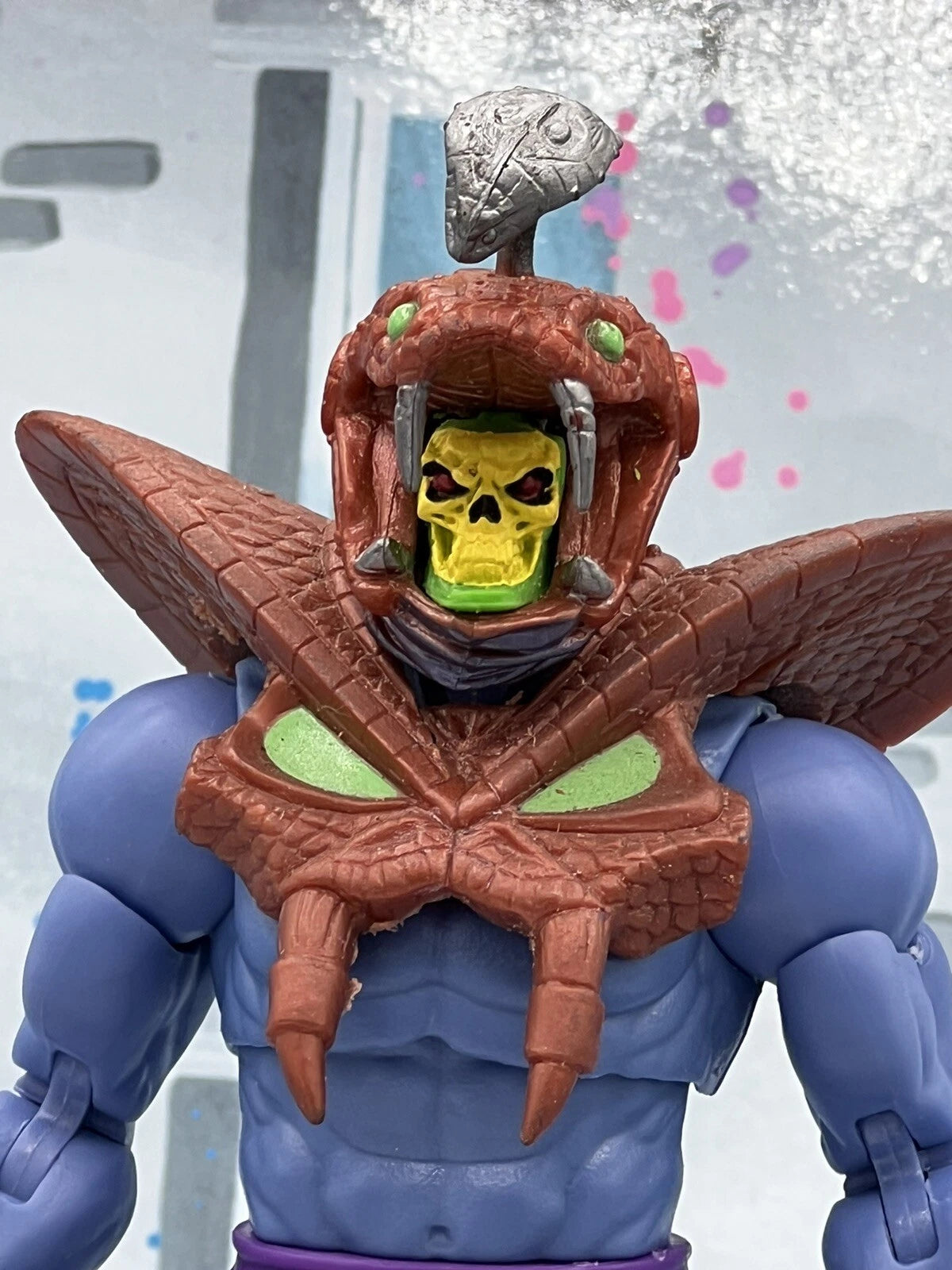 Custom Snake Armor Skeletor Masterverse 200x Motuc Motu Classics Snake Men Man
