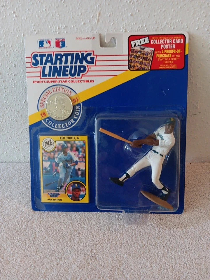 Ken Griffey Jr • 1991 Kenner Starting Lineup Seattle Mariners