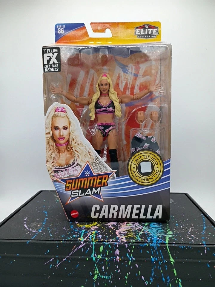 Mattel - WWE Elite Collection Summer Slam Action Figure -CARMELLA (7 inch)