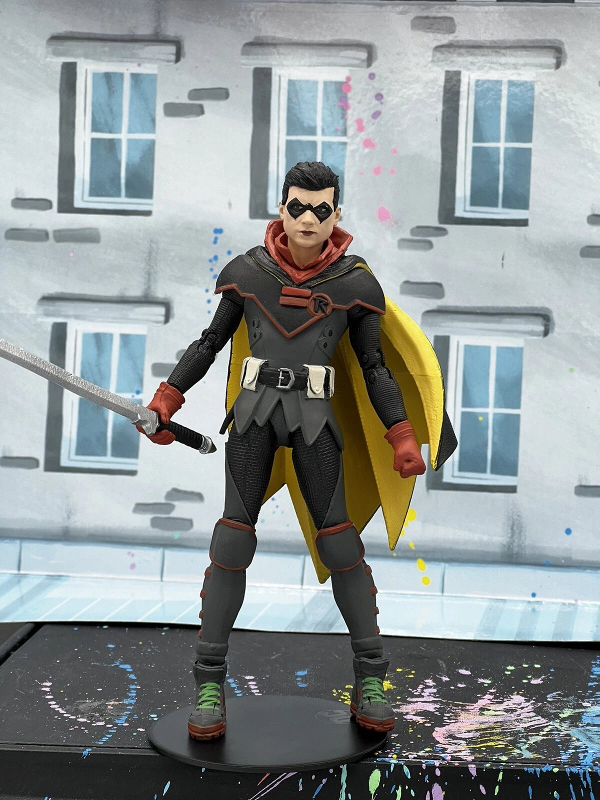 Custom ROBIN Damien Wayne DC Multiverse Infinite Frontier McFarlane Toys 7” Inch