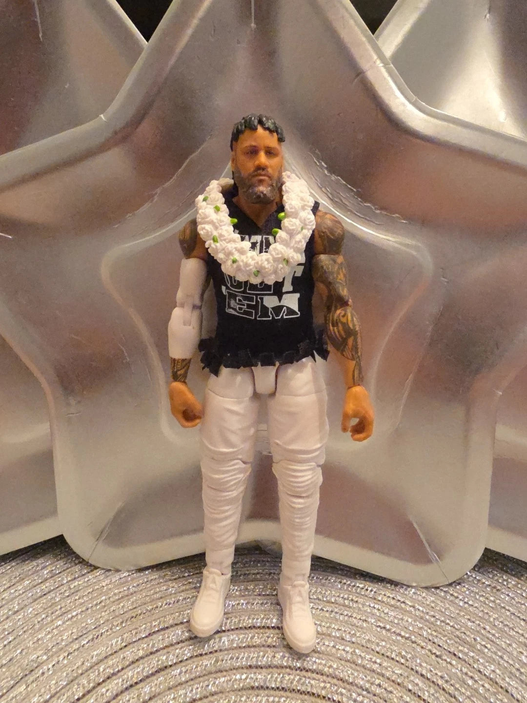 WWE Elite Jey Uso Series 90 Wrestling Action Figure: "I'm A Get Em" Gear