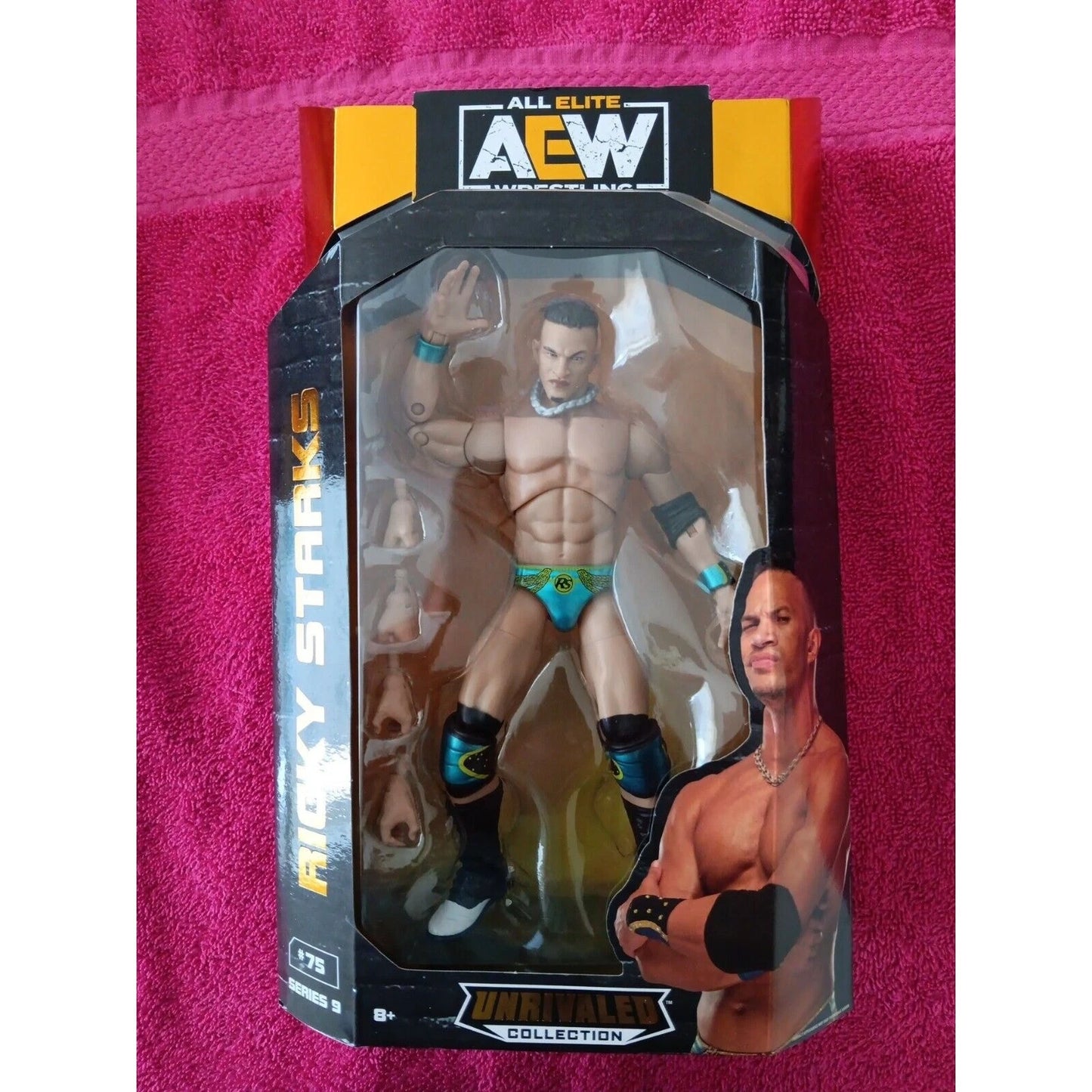 RICKY STARKS AEW WRESTLING 6.5” ACTION FIGURE TOY UNRIVALED COLLECTION (NEW)