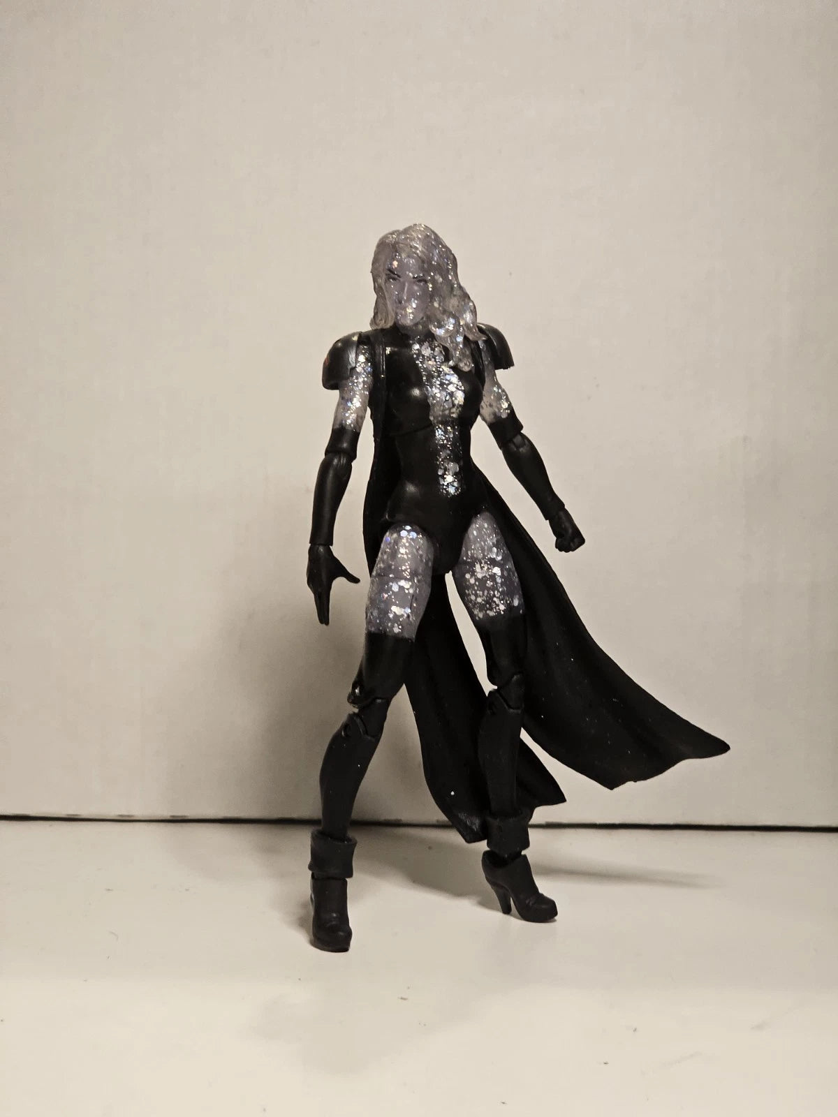 Custom Diamond Form EMMA FROST Marvel Legends BLACK SUIT X-men Walgreens