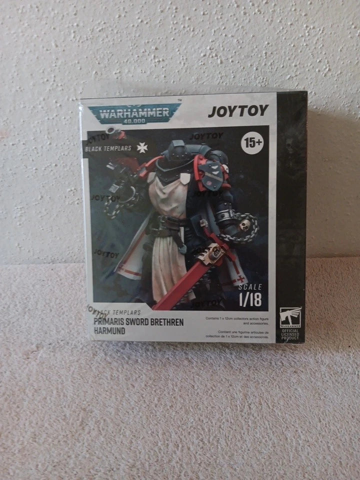 JoyToy 1/18 Warhammer 40,000 Black Templars Primaris Sword Brethren Harmund