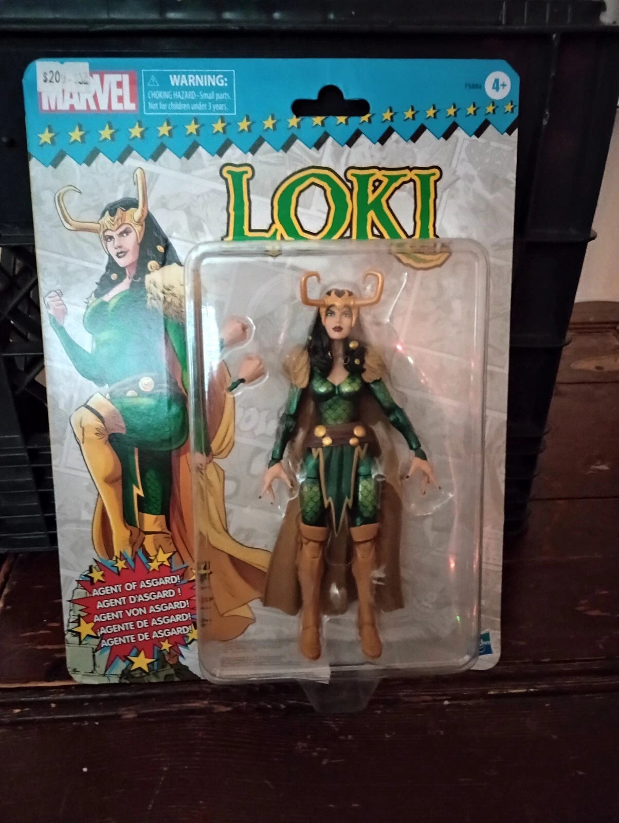 Lady Loki Marvel Legends Action Figure Near Complete Retro Card Wave