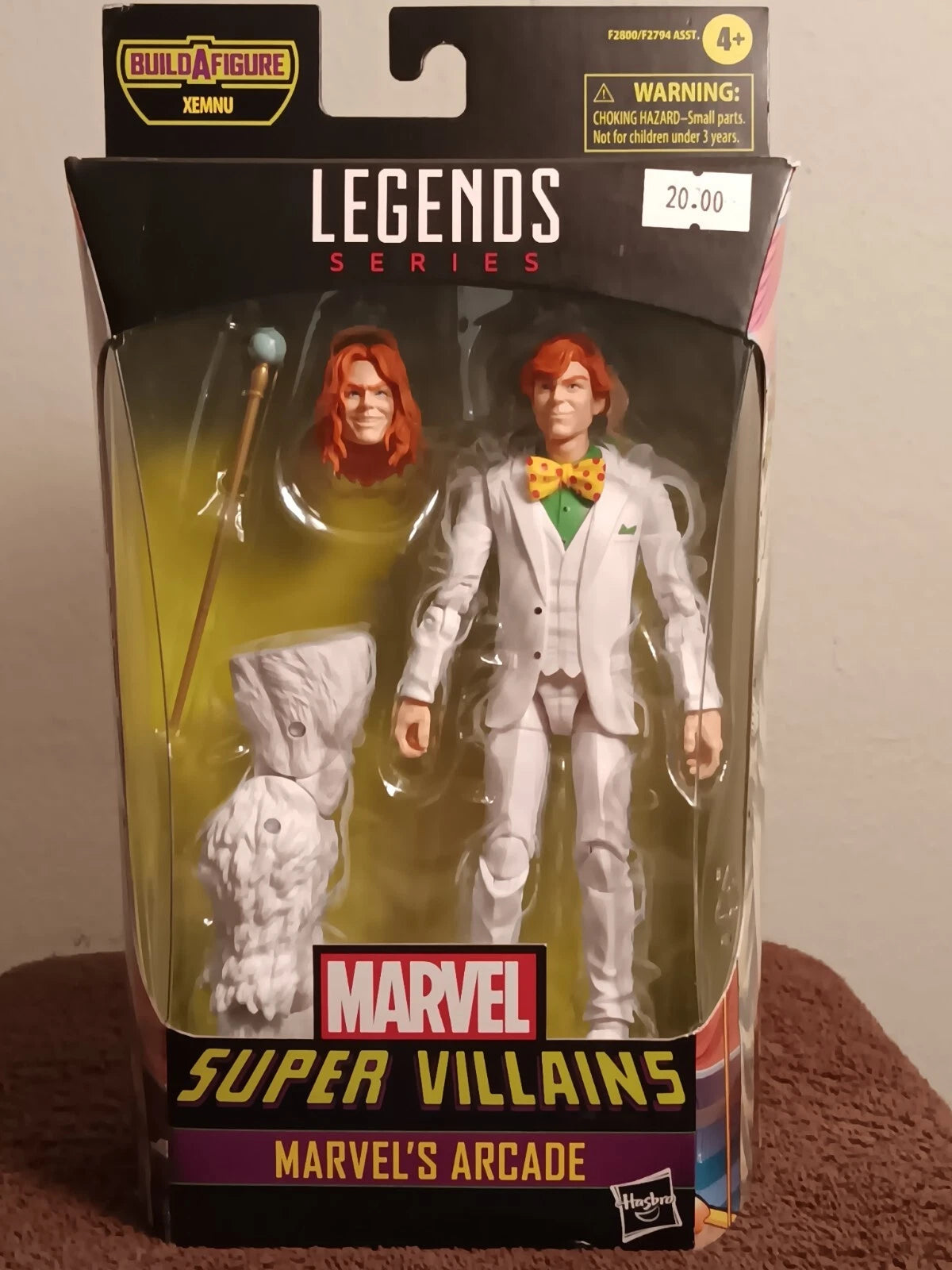 Marvel Legends Hasbro Xemnu BAF Super Villains Marvel ARCADE Action Figure New