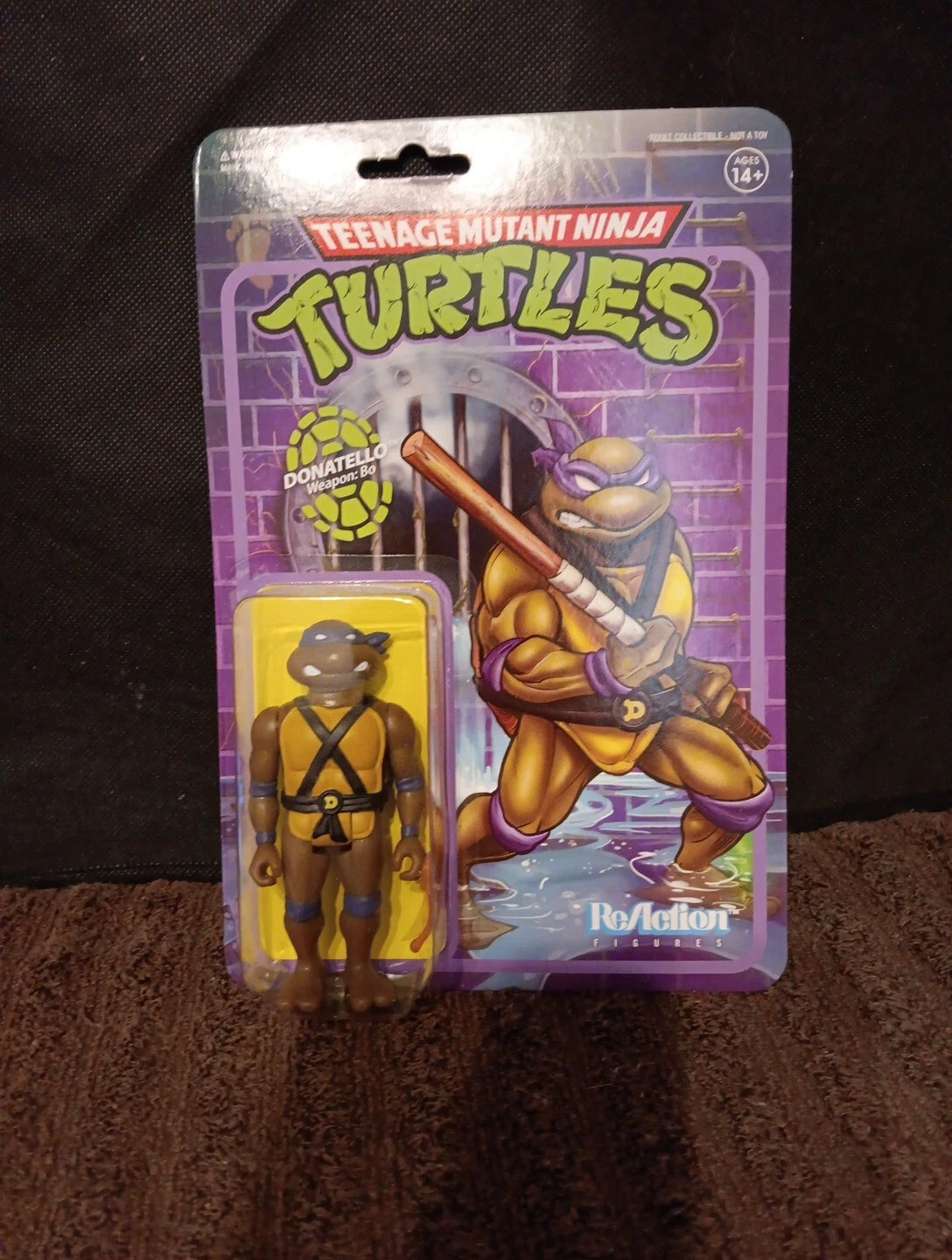 Super7 DONATELLO Teenage Mutant Ninja Turtles ReAction Action Figure