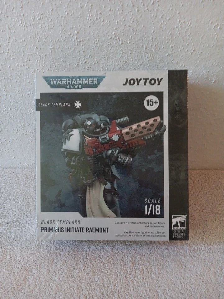 JOYTOY Warhammer 40k Black Templars Primaris Initiate Raemont1/18