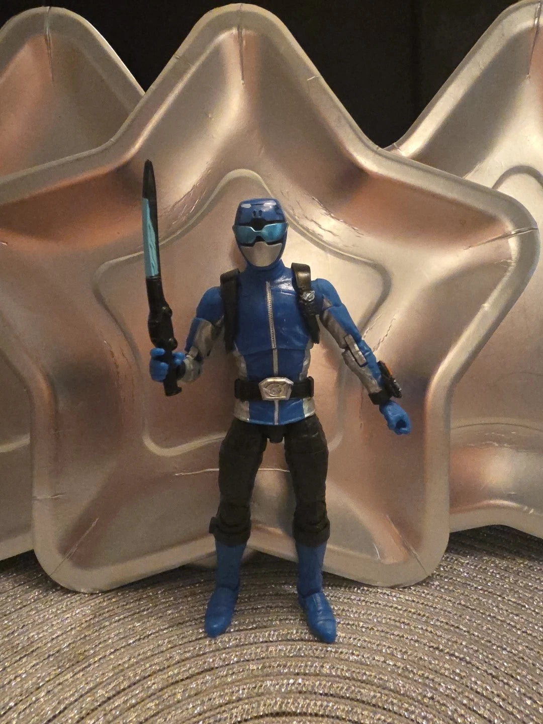 Power Rangers Beast Morphers Blue Ranger Lightning Collection HASBRO