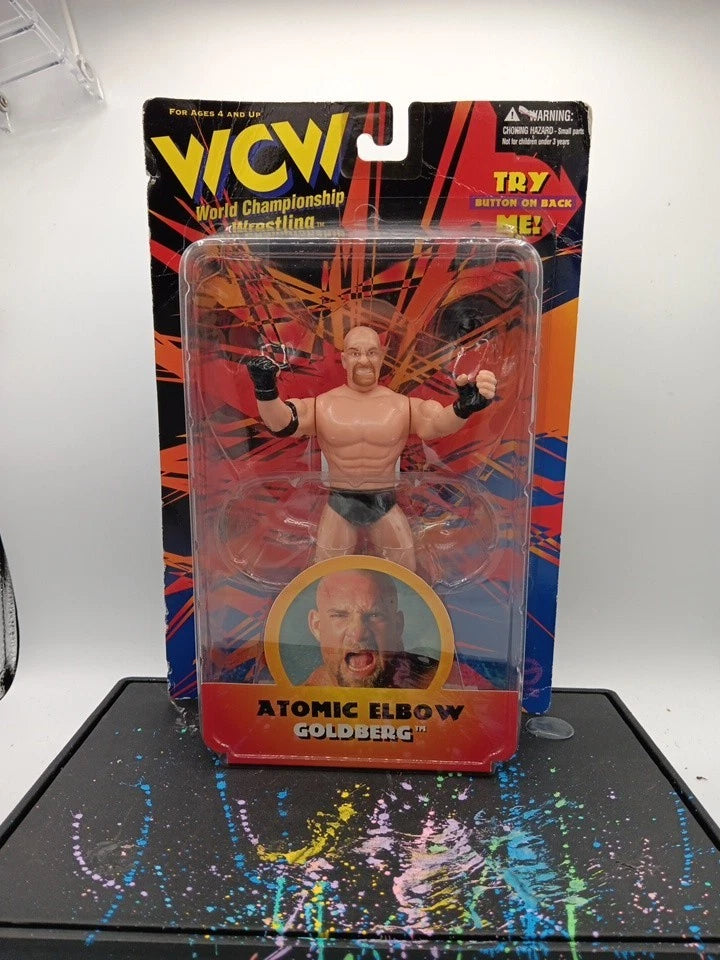 WCW Wrestling Goldberg Atomic Elbow Action Figure 1998 Toymakers