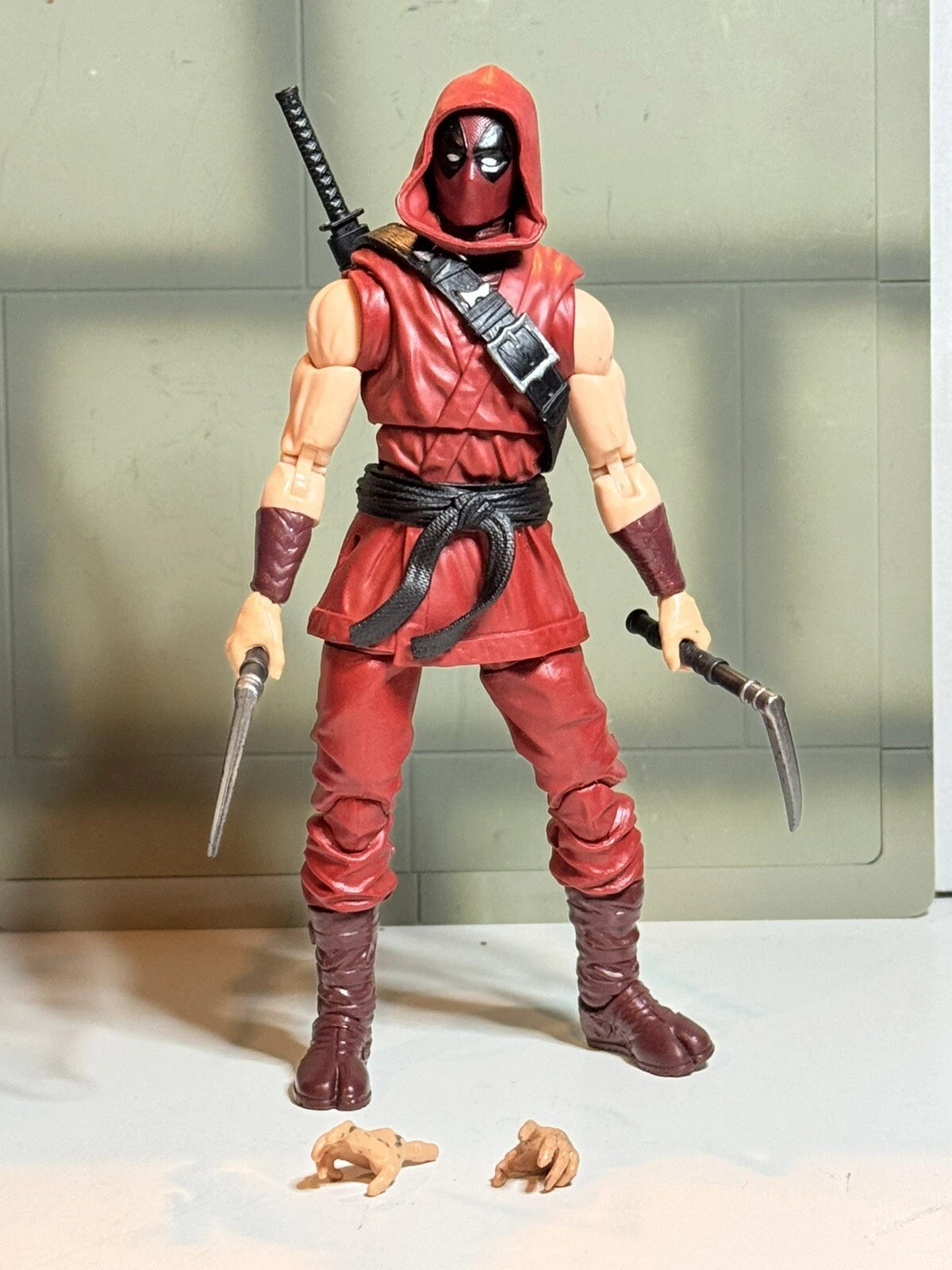 Custom Ronin Pool Deadpool & Wolverine Marvel Legends Ninja