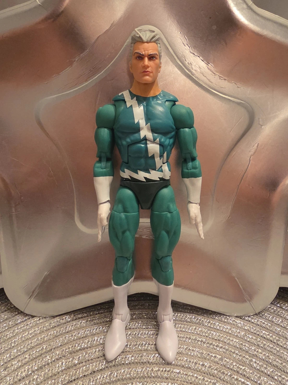 Marvel Legends Avengers Retro QUICKSILVER Green Exclusive 6” Figure Loose