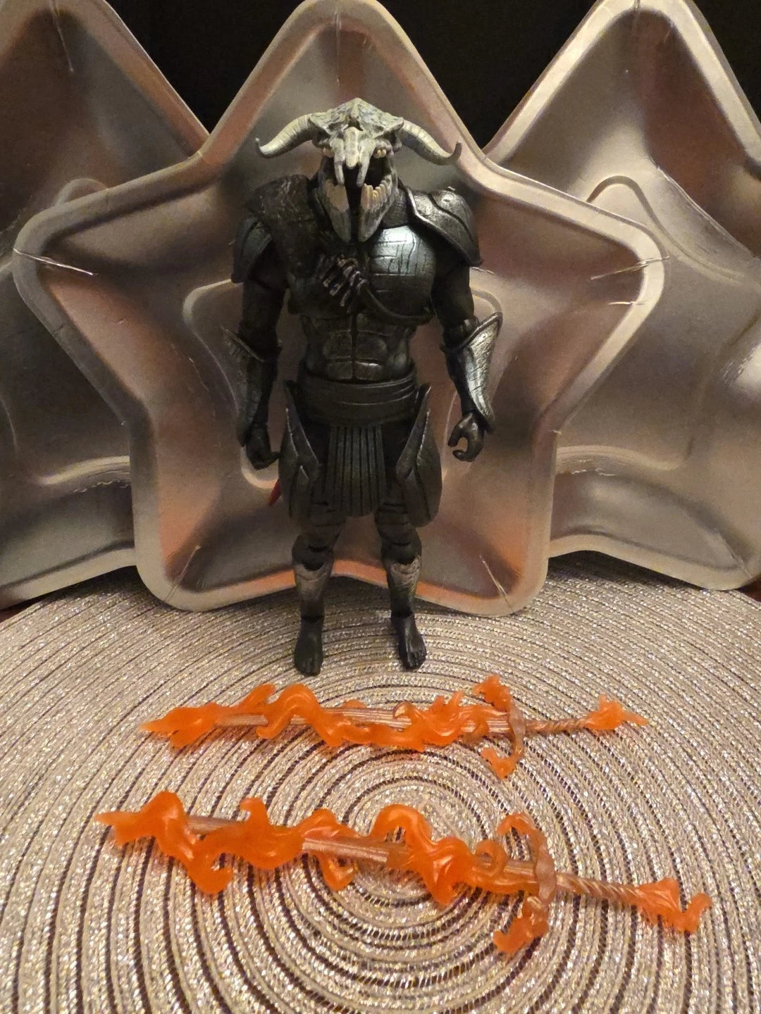 Mattel DC Multiverse - Ares Build A Figure (BAF) CNC Figure w/ 3 Swords