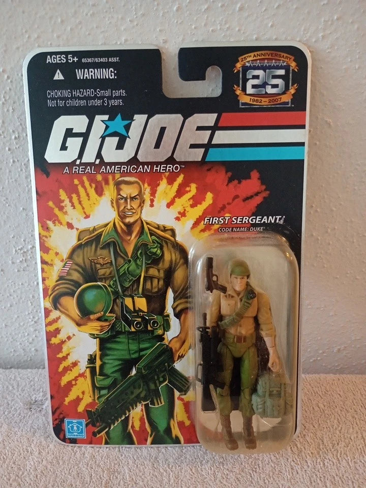 GI Joe 25th Anniversary Foil First Sergeant Duke Action Figure Hasbro