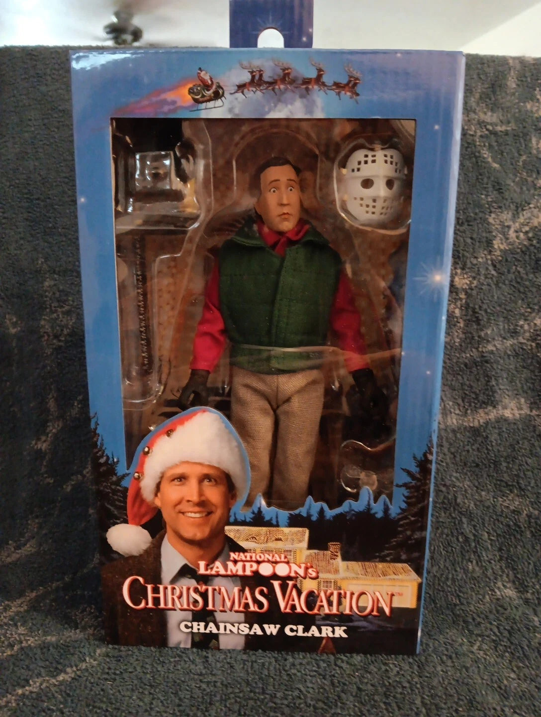 NECA National Lampoon’s Christmas Vacation CHAINSAW CLARK Action Figure
