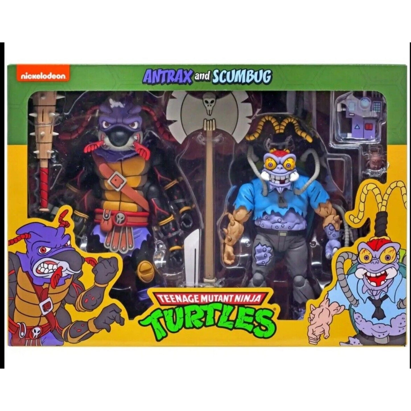 Neca TMNT Antrax Scumbug Cartoon 2 Pack Set