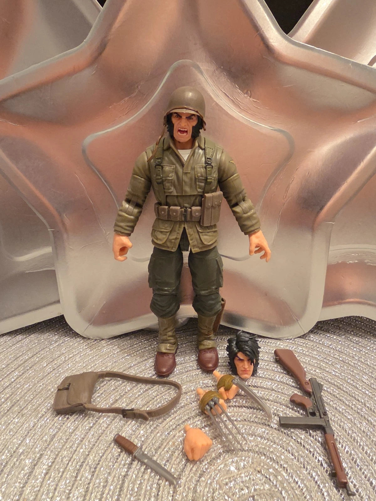 MARVEL LEGENDS WOLVERINE WW2 LOGAN 6” FIGURE