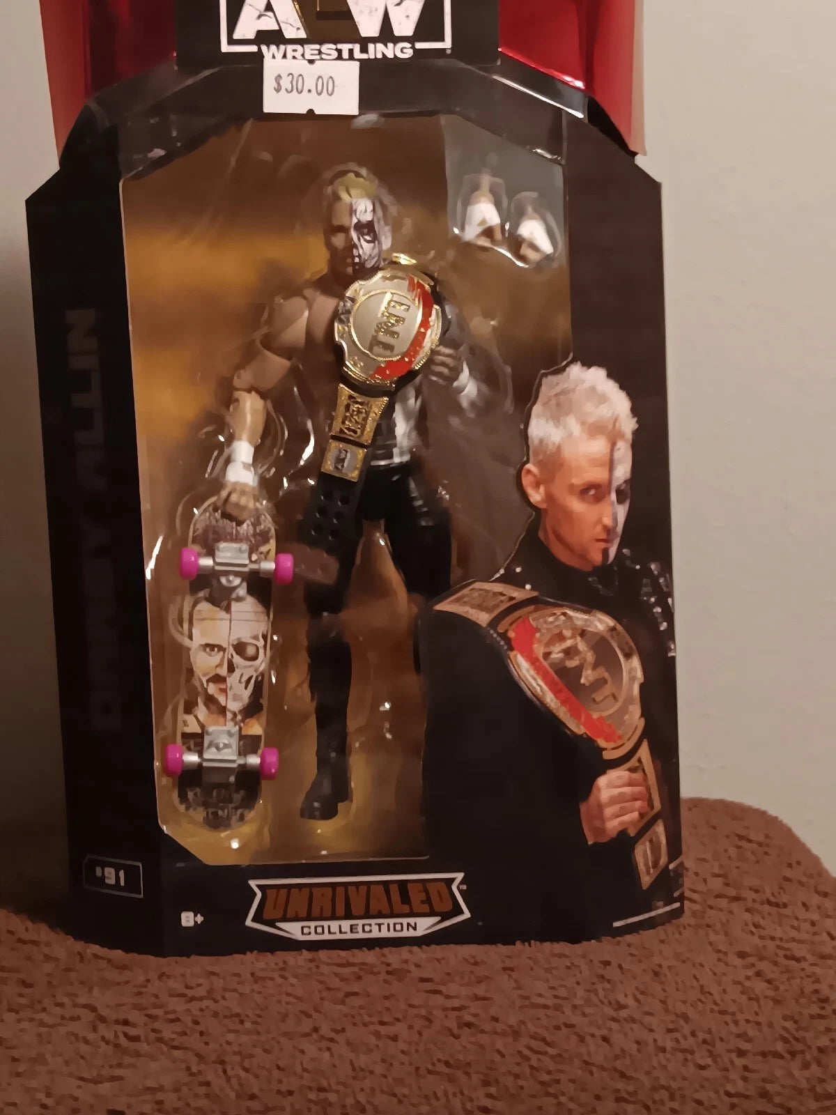 AEW Darby Allin Unrivaled Collection #91 Target Exclusive Action Figure TNT Belt