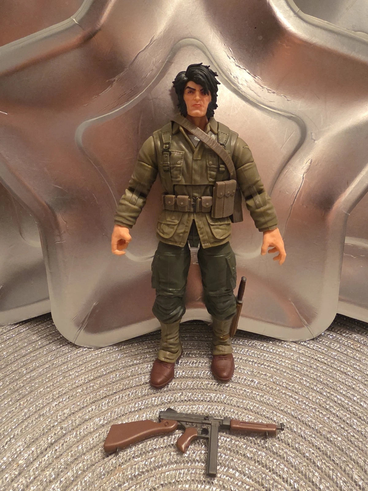 Marvel Legends Series Executioner BAF Wave WWII Logan Incomplete 6” Figure