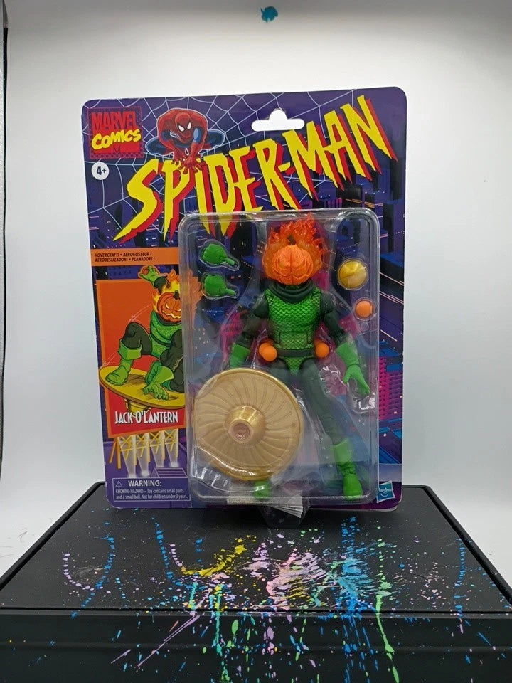Hasbro Spider-Man Marvel Legends Retro Collection Jack O'Lantern Action Figure