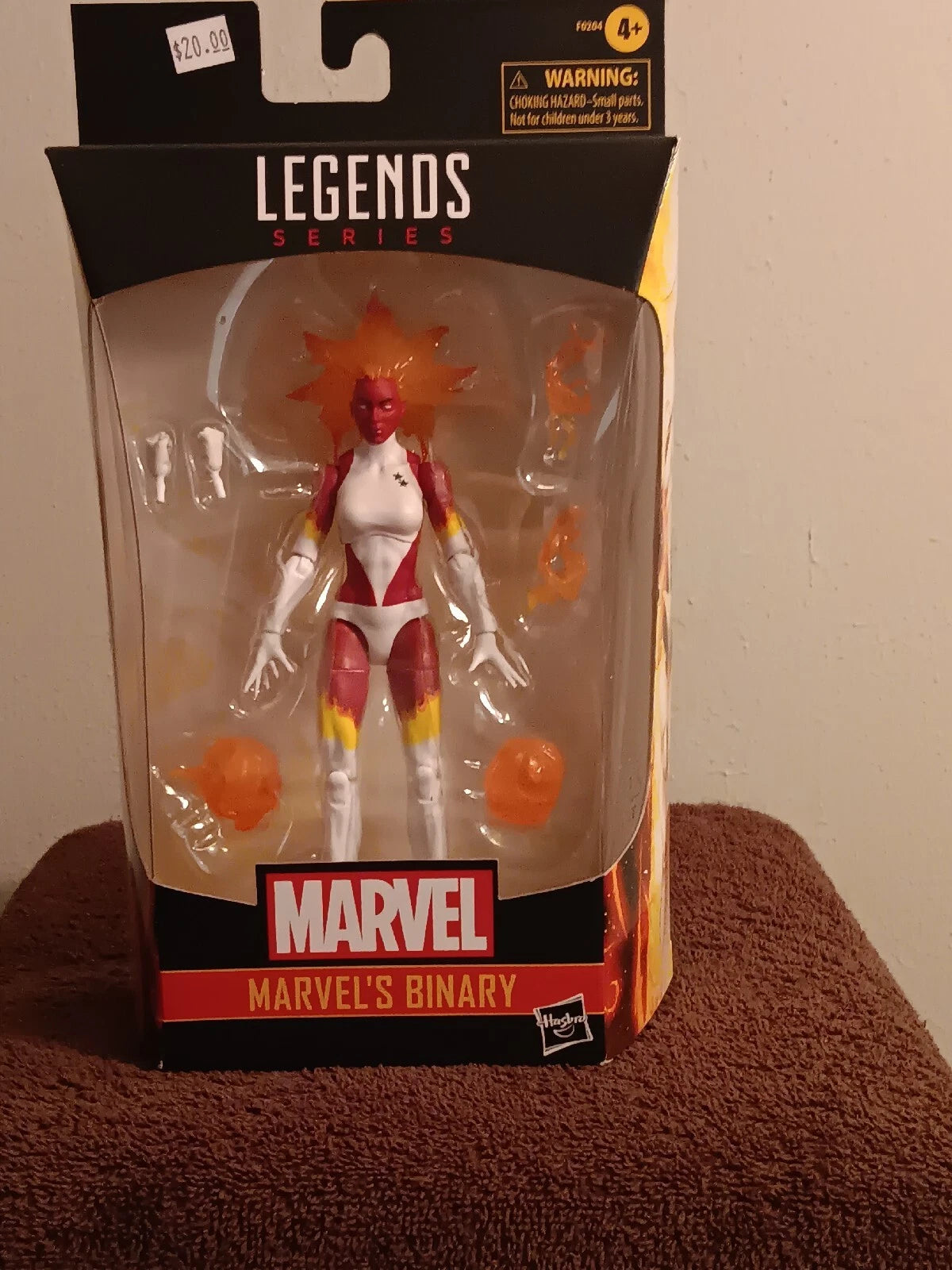HASBRO MARVEL LEGENDS MARVEL'S BINARY 6" ACTION FIGURE EXCLUSIVE 2021 IN HAND