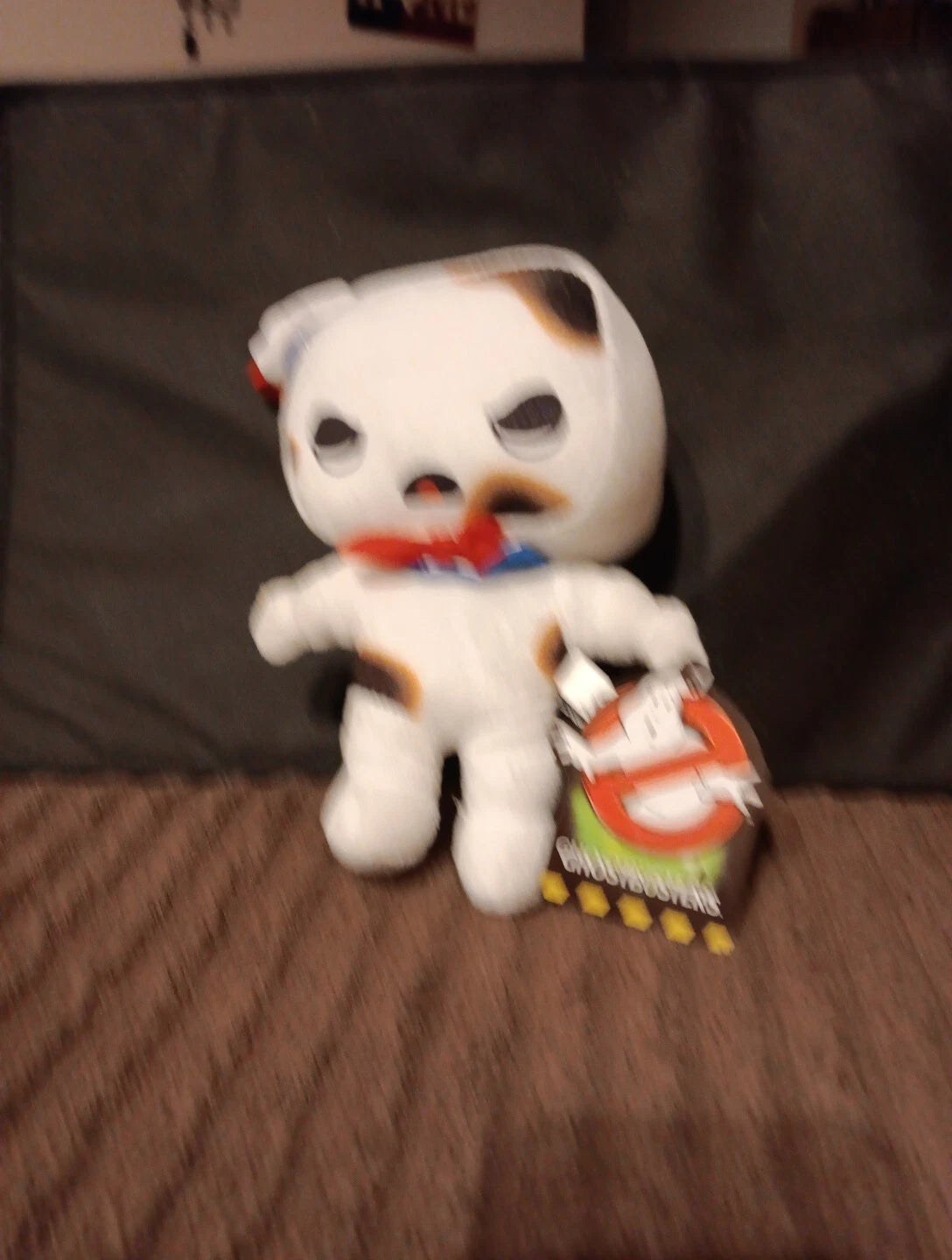 Ghostbusters Toasted Stay Puff On Fire Marshmallow Stuffed Toy 10 Inches_211ST