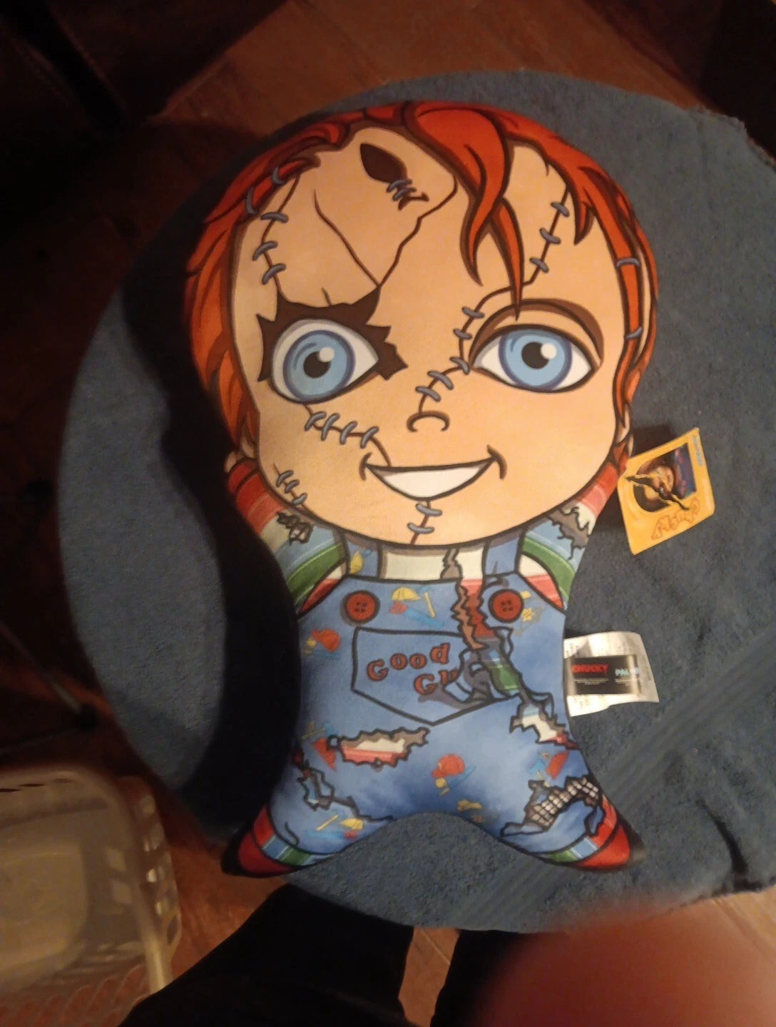 CHUCKY CHILDS PLAY GOOD GUYS Shaped Pal-O Plush Throw Pillow 21" x 13" NEW