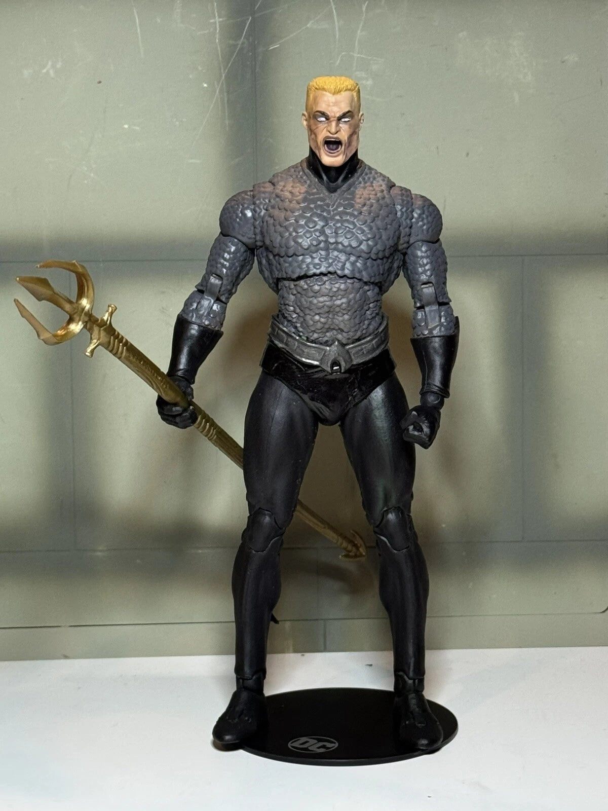 Custom Black Lantern aquaman dc multiverse mcfarlane Blackest Night Green