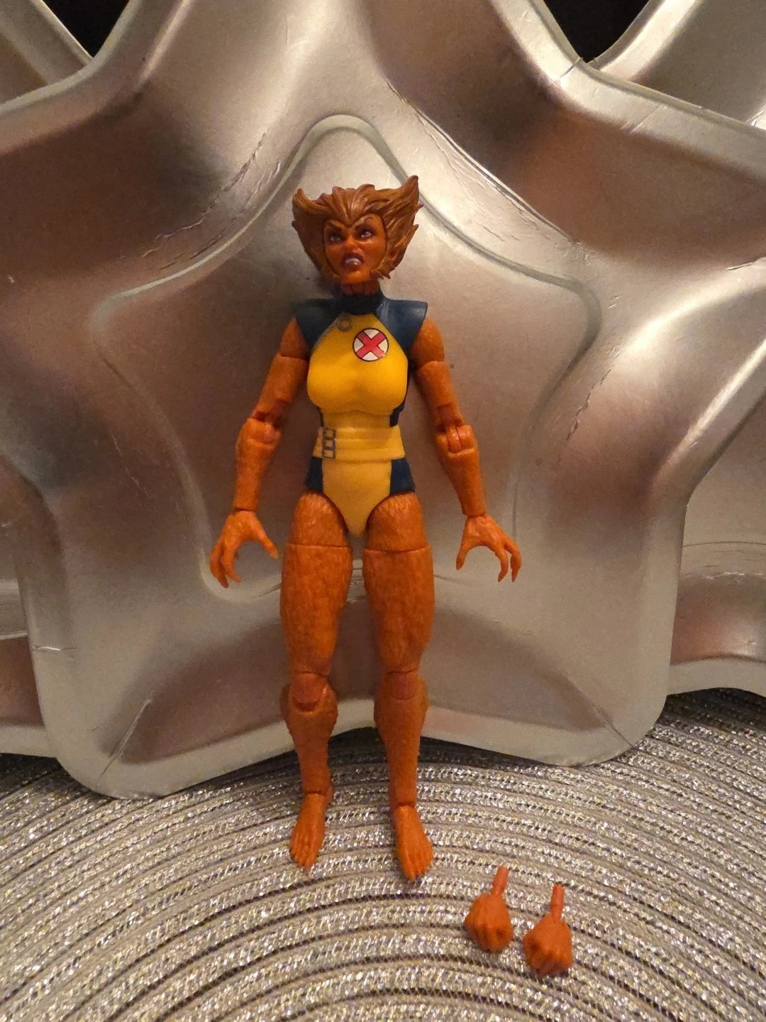 Marvel Legends 6" Inch Zabu BAF Wave X-Men Wolfsbane Loose Complete