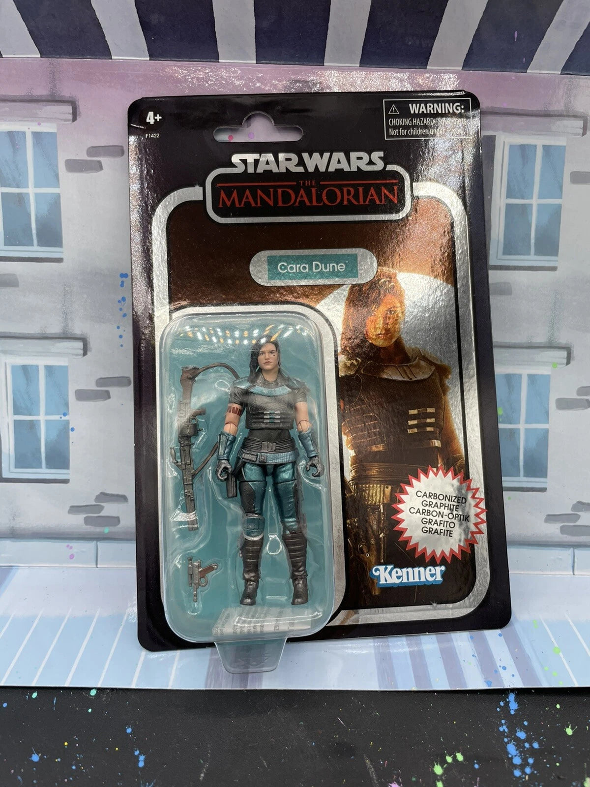 Cara Dune Kenner Star Wars Mandalorian Carbonized New Vintage Collection 3.75"