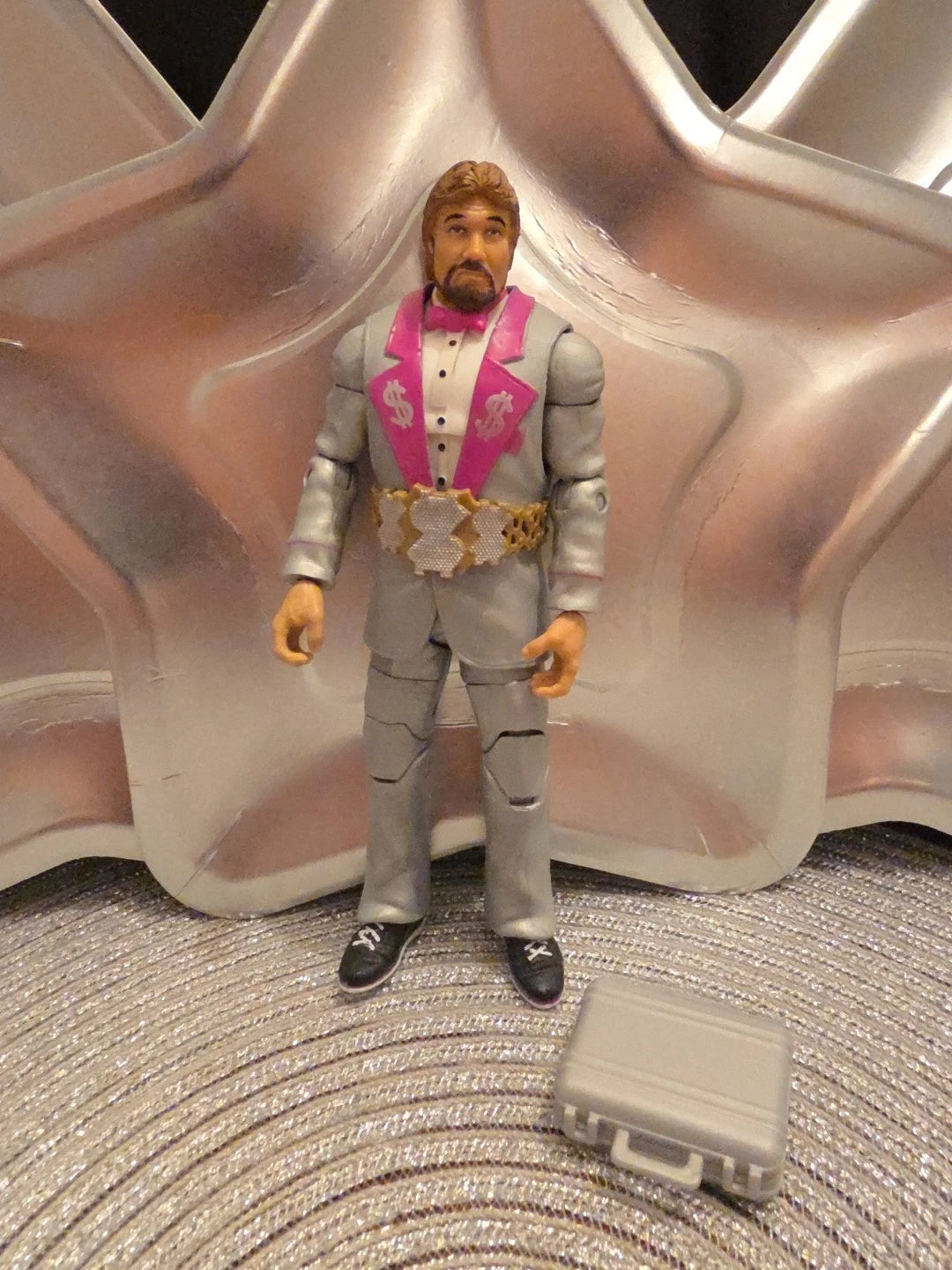 WWE Million Dollar Man Ted Dibiase Chase Silver Legends Mattel Elite Series 9