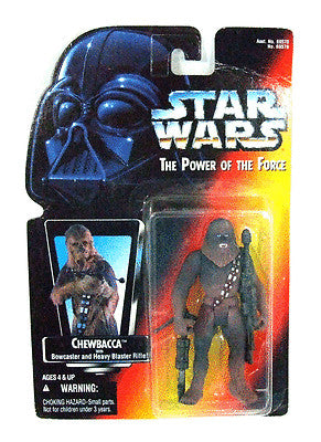 Kenner Star Wars The Power Of The Force Chewbacca Action Figure Box Damage