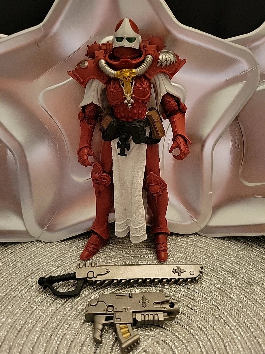 Warhammer 40k Red Adepta Sororitas Battle Sister Mcfarlane