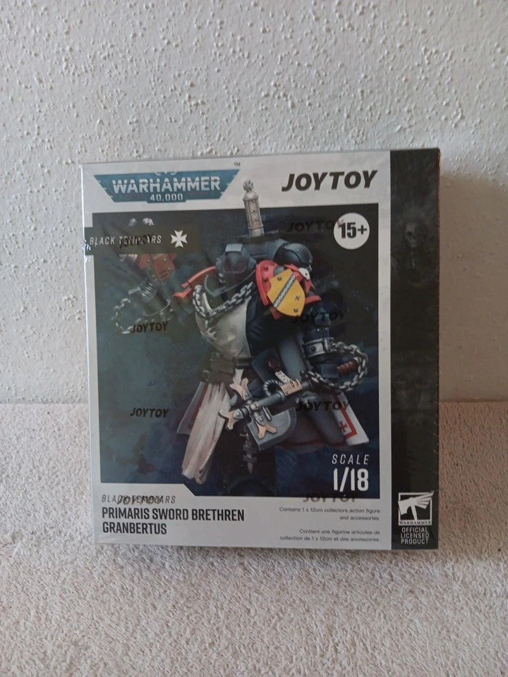 JoyToy Warhammer 40K Black Templars Primaris Sword Brethren Granbertus