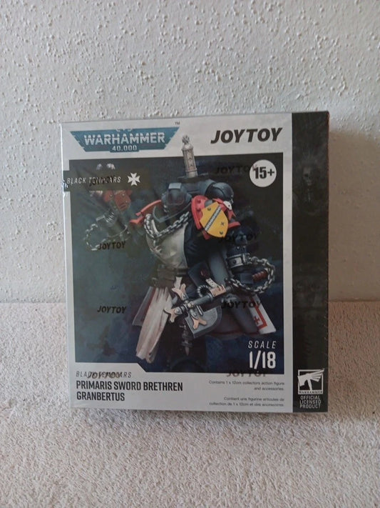 JoyToy Warhammer 40K Black Templars Primaris Sword Brethren Granbertus